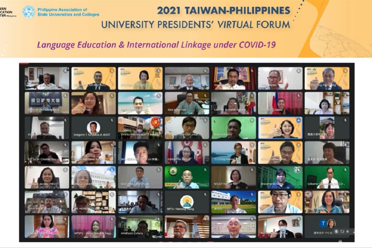 Over 200 leaders of higher education in Taiwan and the Philippines discuss bilingual education in virtual forum